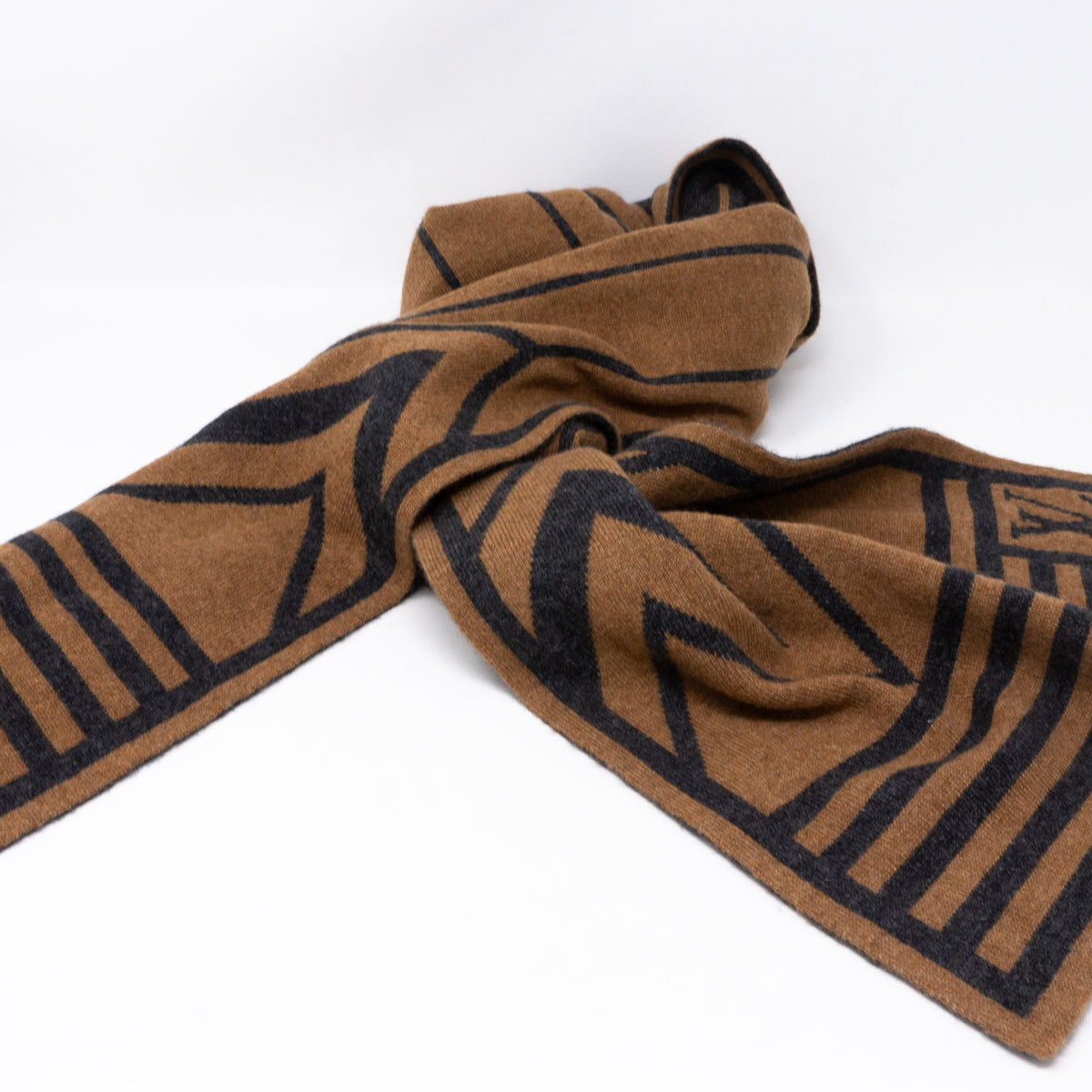 Louis-vuitton Karakoram Cashmere Scarf Brown