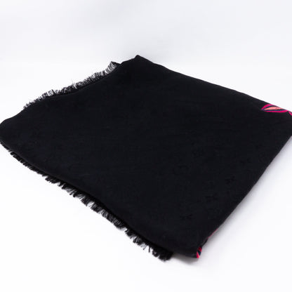 Louis-vuitton Monogram Shawl Flowergram Black