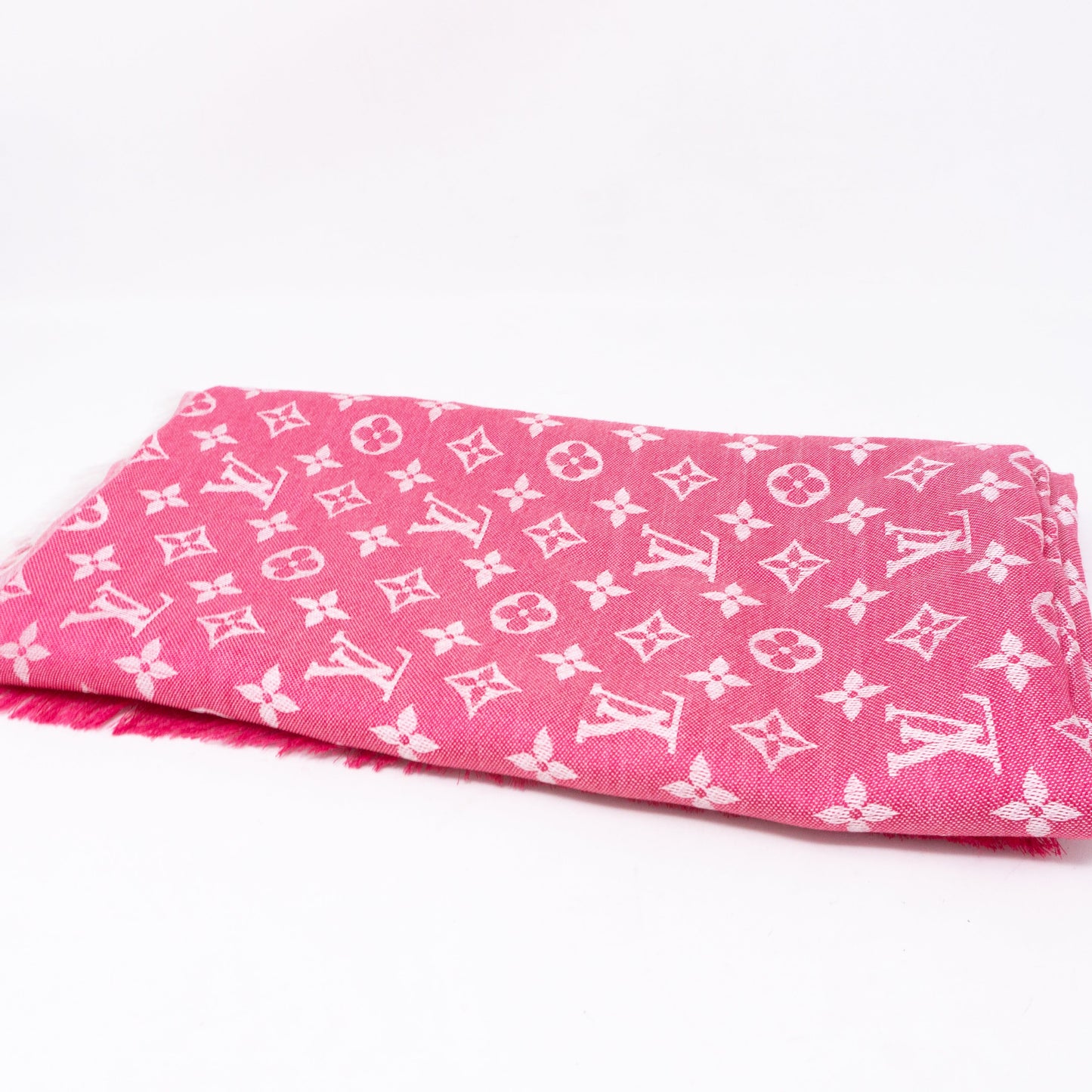 Louis-vuitton Monogram Denim Shawl Freesia