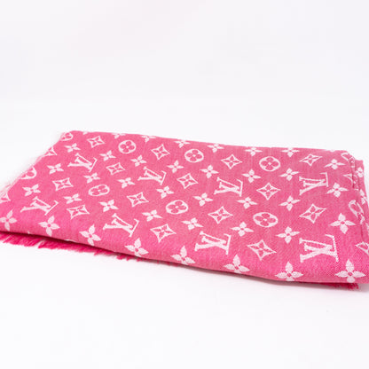 Louis-vuitton Monogram Denim Shawl Freesia