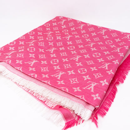 Louis-vuitton Monogram Denim Shawl Freesia
