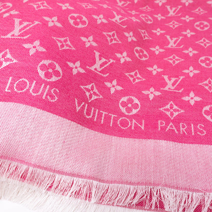 Louis-vuitton Monogram Denim Shawl Freesia