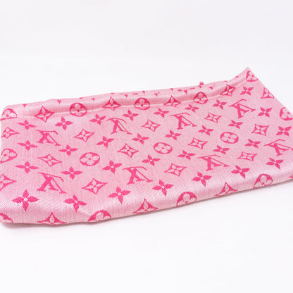 Louis-vuitton Monogram Denim Shawl Freesia