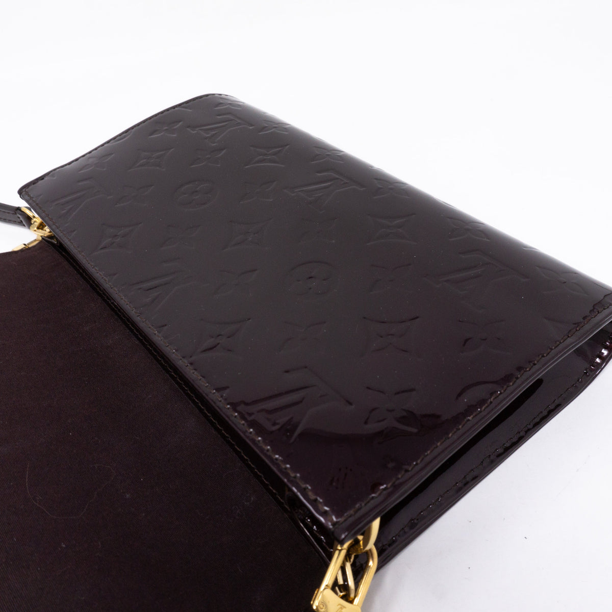 Louis-vuitton Ana Clutch Vernis Amarante