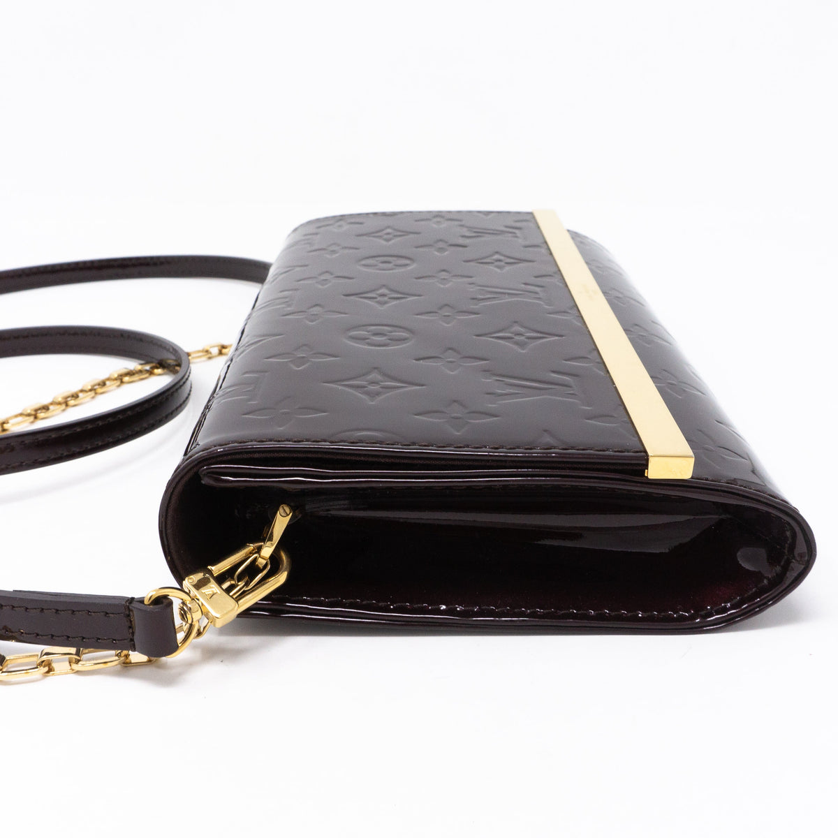 Louis-vuitton Ana Clutch Vernis Amarante