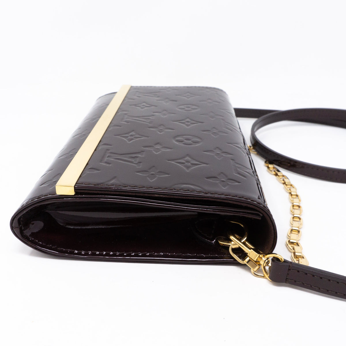 Louis-vuitton Ana Clutch Vernis Amarante