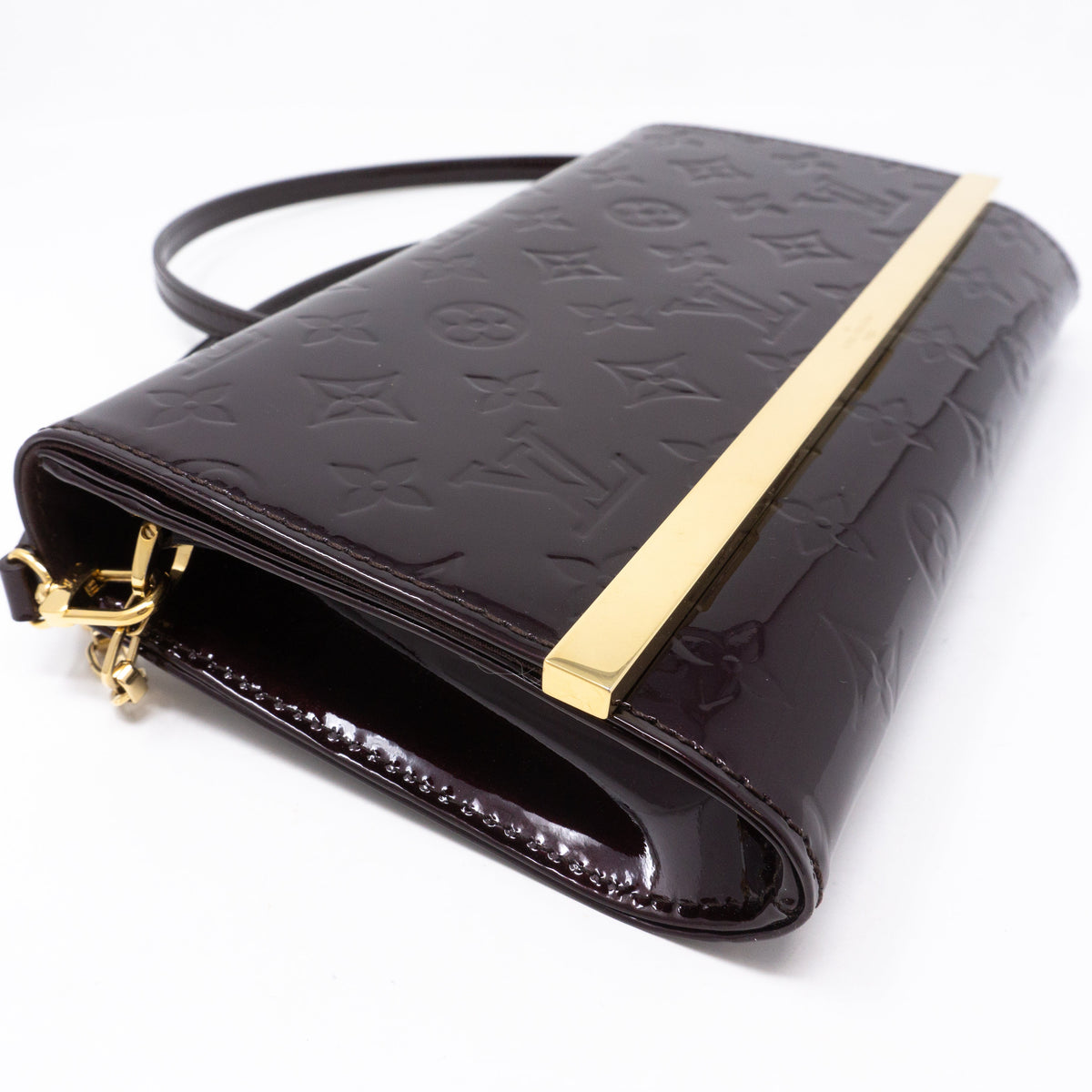 Louis-vuitton Ana Clutch Vernis Amarante