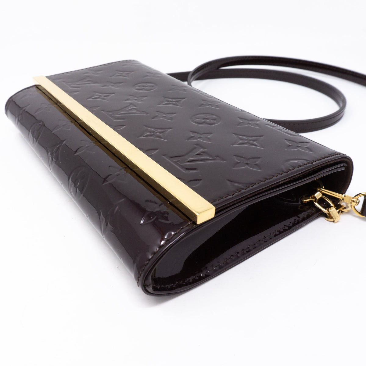 Louis-vuitton Ana Clutch Vernis Amarante