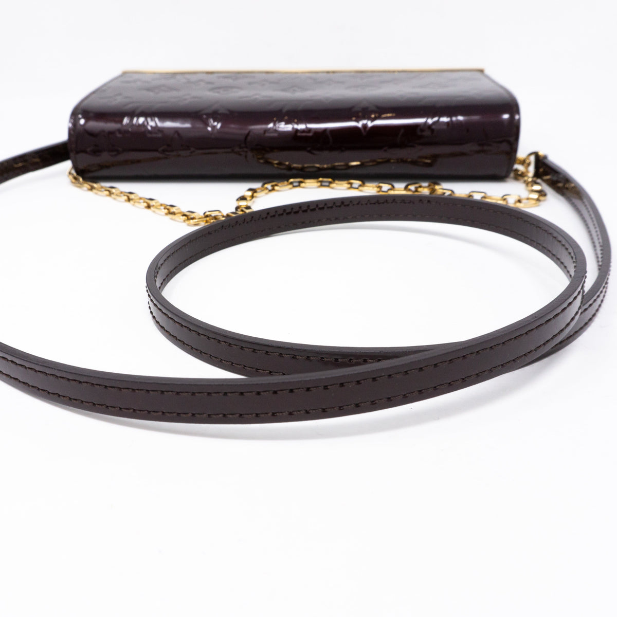 Louis-vuitton Ana Clutch Vernis Amarante