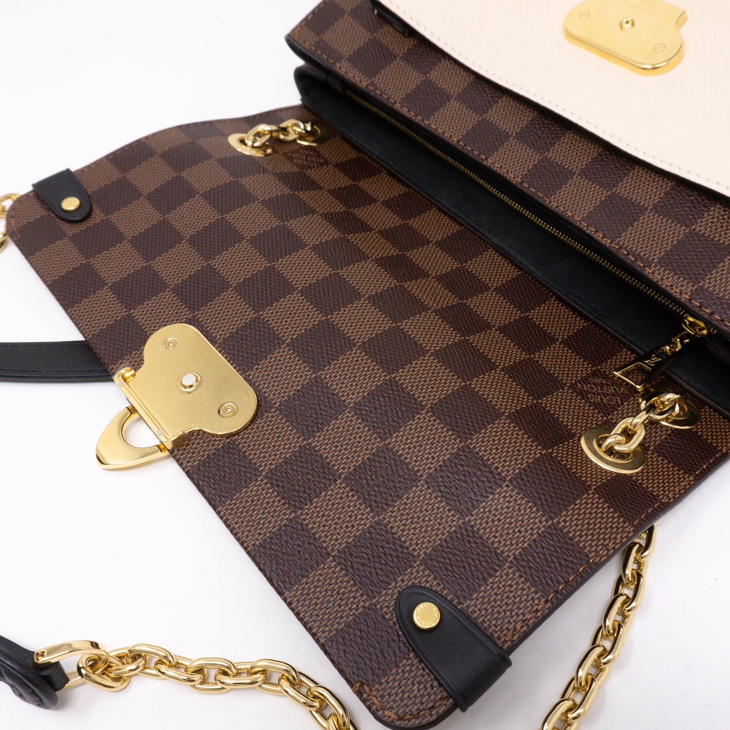 Louis-vuitton Vavin PM Damier Ebene Creme