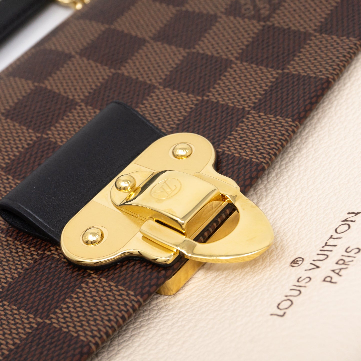 Louis-vuitton Vavin PM Damier Ebene Creme