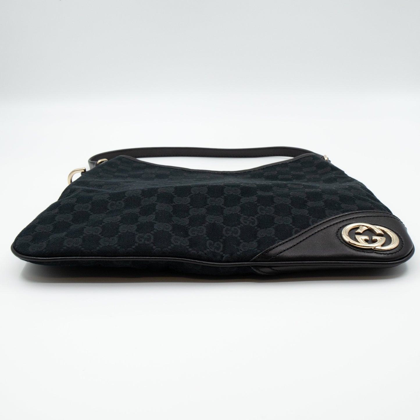 Britt Medium Hobo Black Canvas