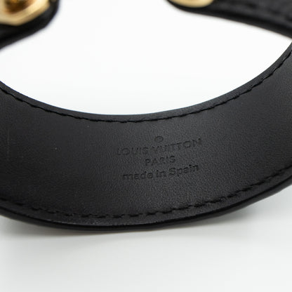 Louis-vuitton Save It Bracelet Black Leather