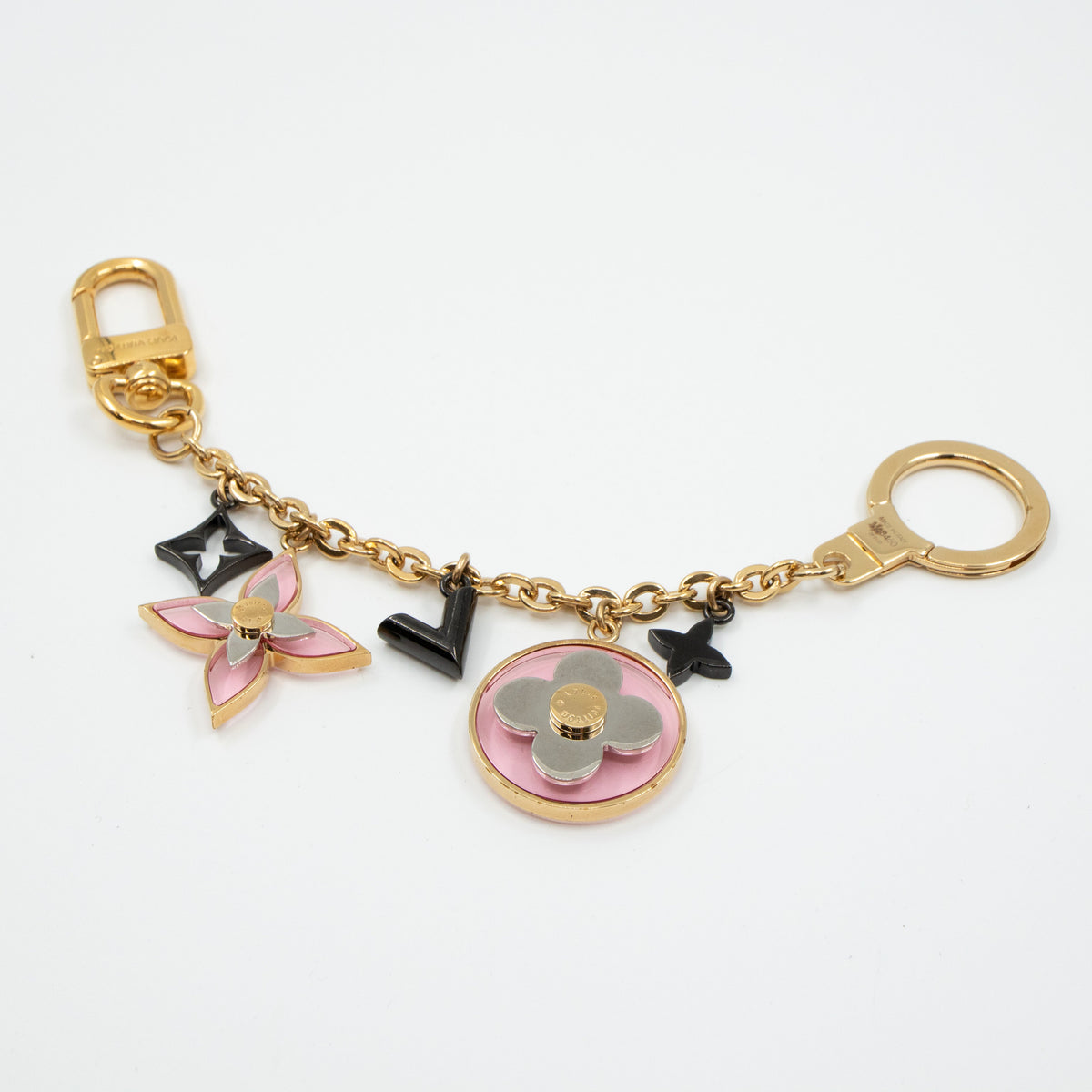 Louis-vuitton Blooming Flowers Bag Charm Chain