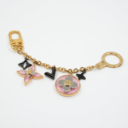 Louis-vuitton Blooming Flowers Bag Charm Chain