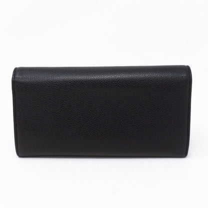 Continental Flap Wallet Black Caviar