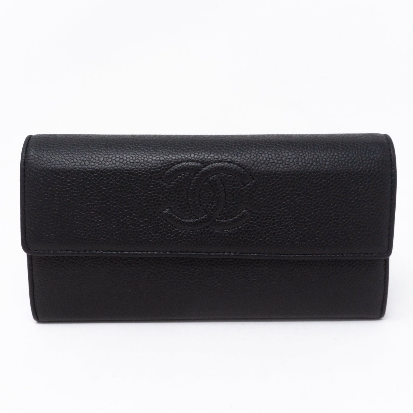 Continental Flap Wallet Black Caviar