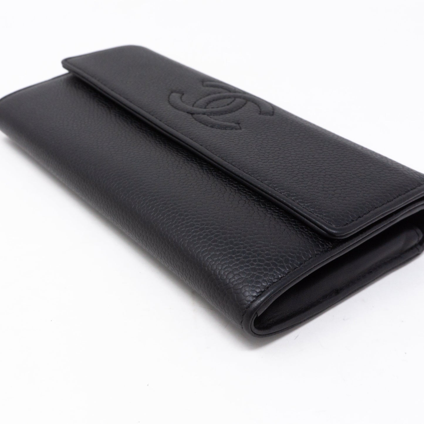 Continental Flap Wallet Black Caviar