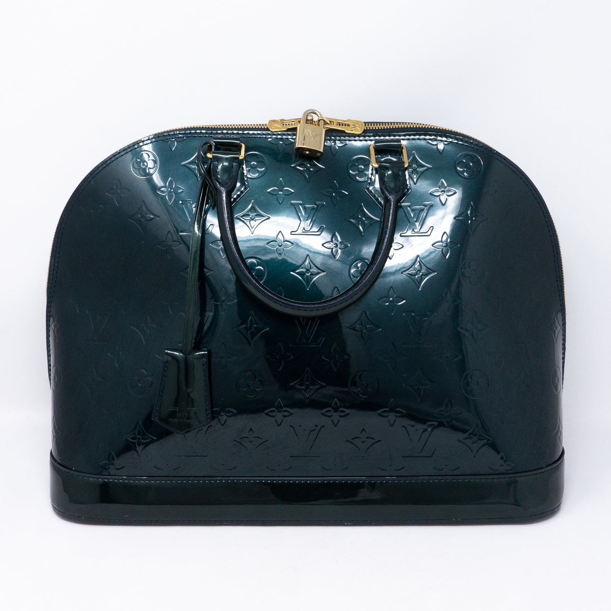 Louis-vuitton Alma GM Vernis Green