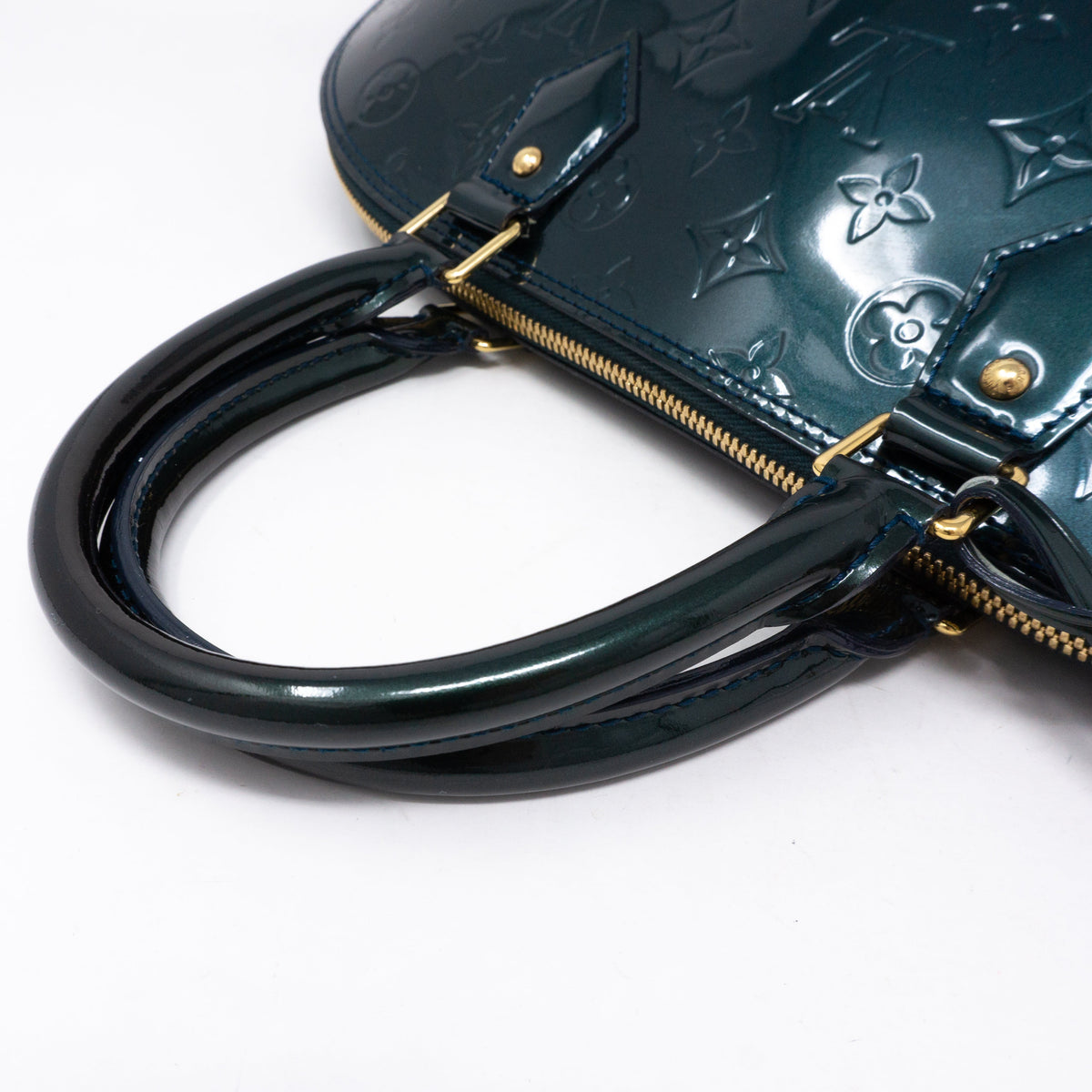 Louis-vuitton Alma GM Vernis Green