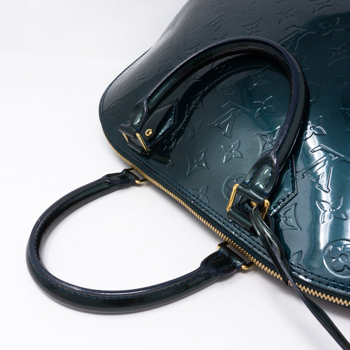 Louis-vuitton Alma GM Vernis Green