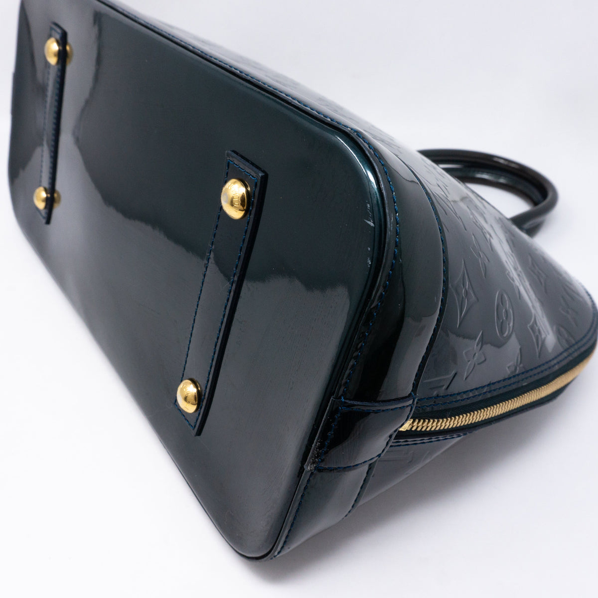 Louis-vuitton Alma GM Vernis Green