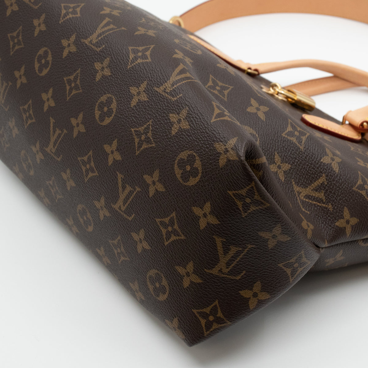 Louis-vuitton Flower Zipped Tote MM Monogram Beige