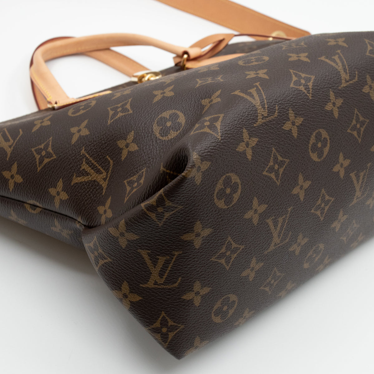 Louis-vuitton Flower Zipped Tote MM Monogram Beige