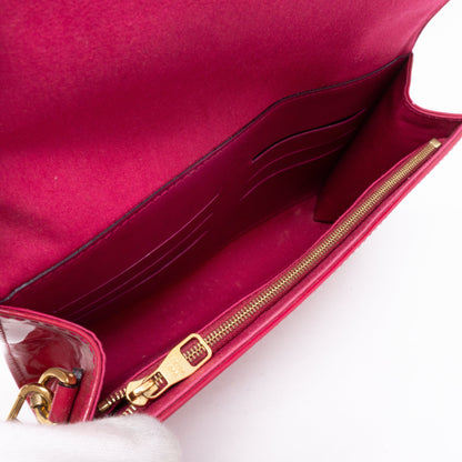 Louis-vuitton Ana Clutch Vernis Indian Rose