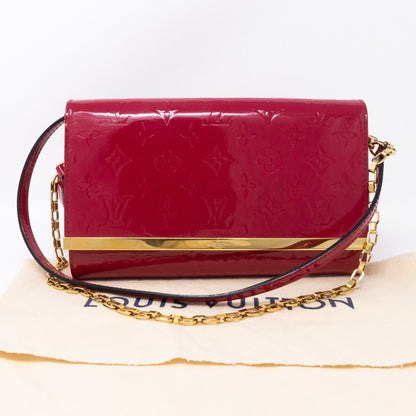Louis-vuitton Ana Clutch Vernis Indian Rose