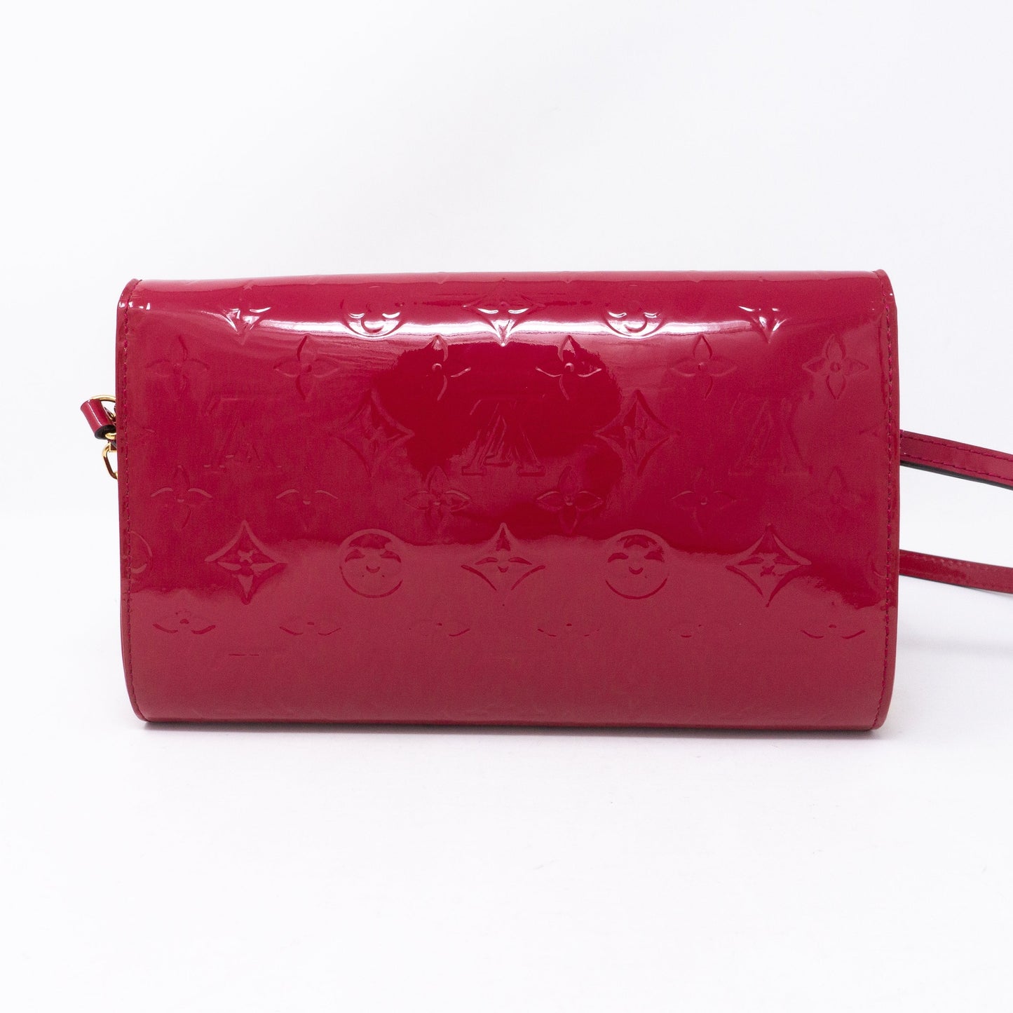Louis-vuitton Ana Clutch Vernis Indian Rose