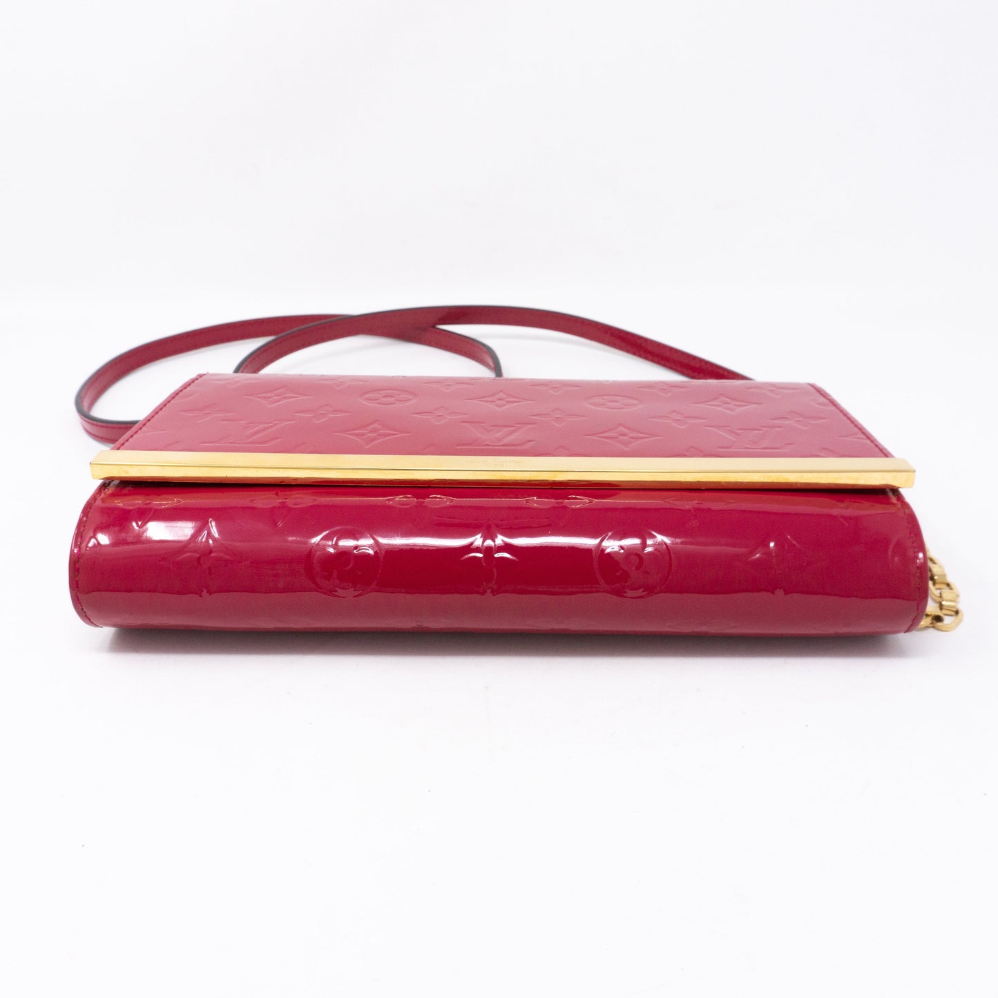 Louis-vuitton Ana Clutch Vernis Indian Rose