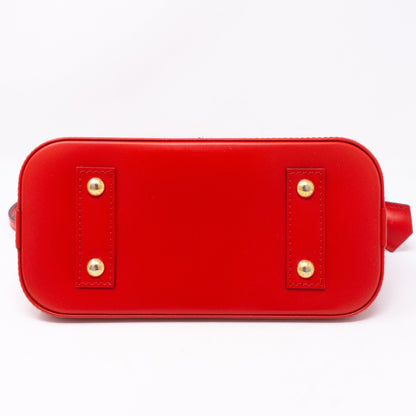 Louis-vuitton Alma BB Epi Red Blooming Flowers
