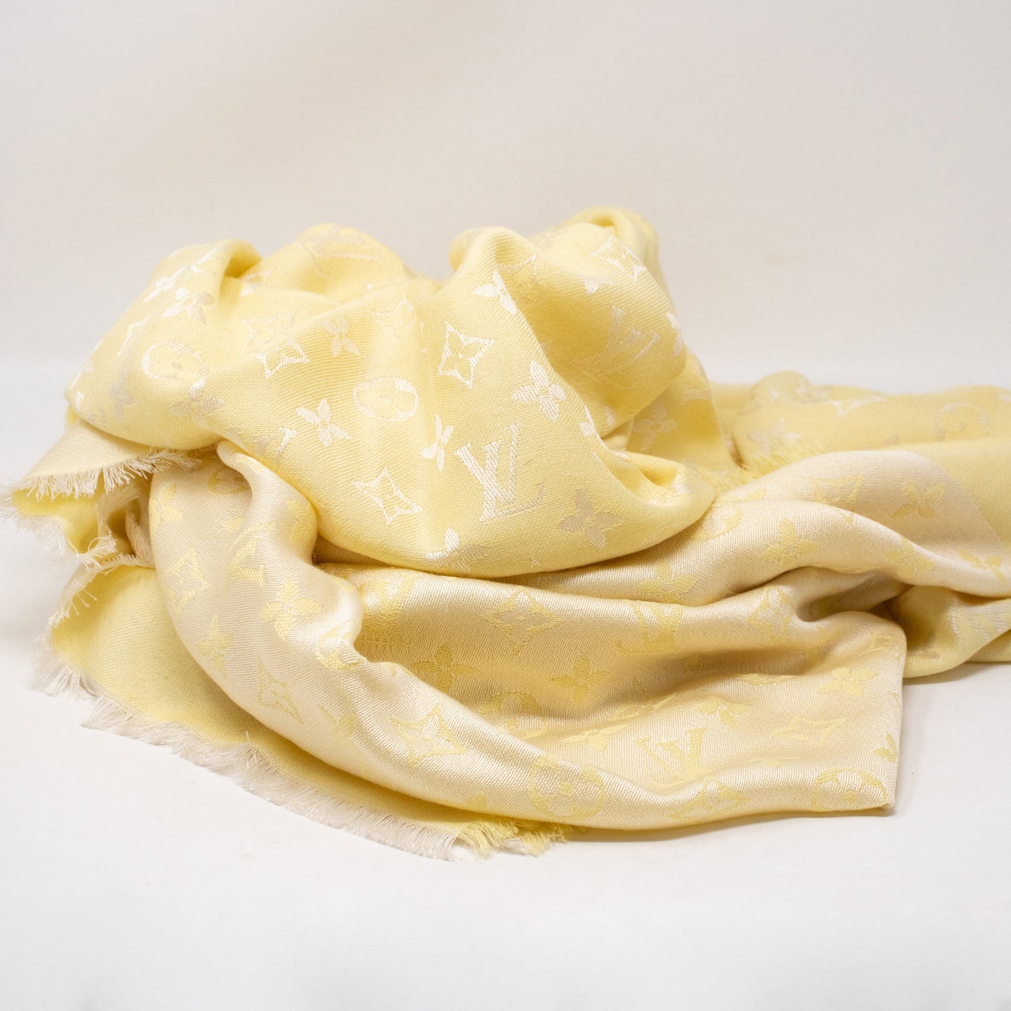 Louis-vuitton Monogram Shawl Yellow