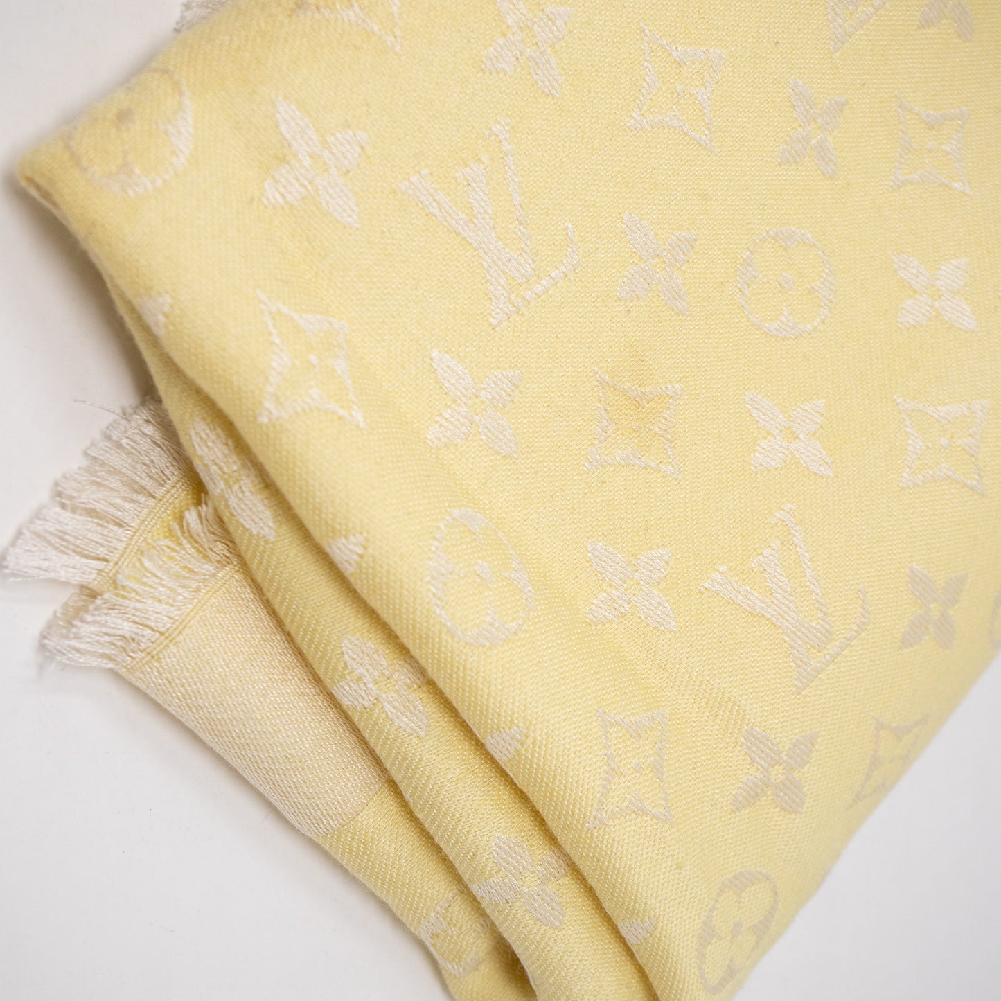 Louis-vuitton Monogram Shawl Yellow