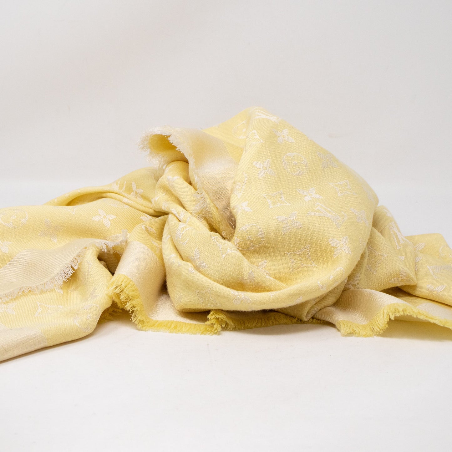 Louis-vuitton Monogram Shawl Yellow