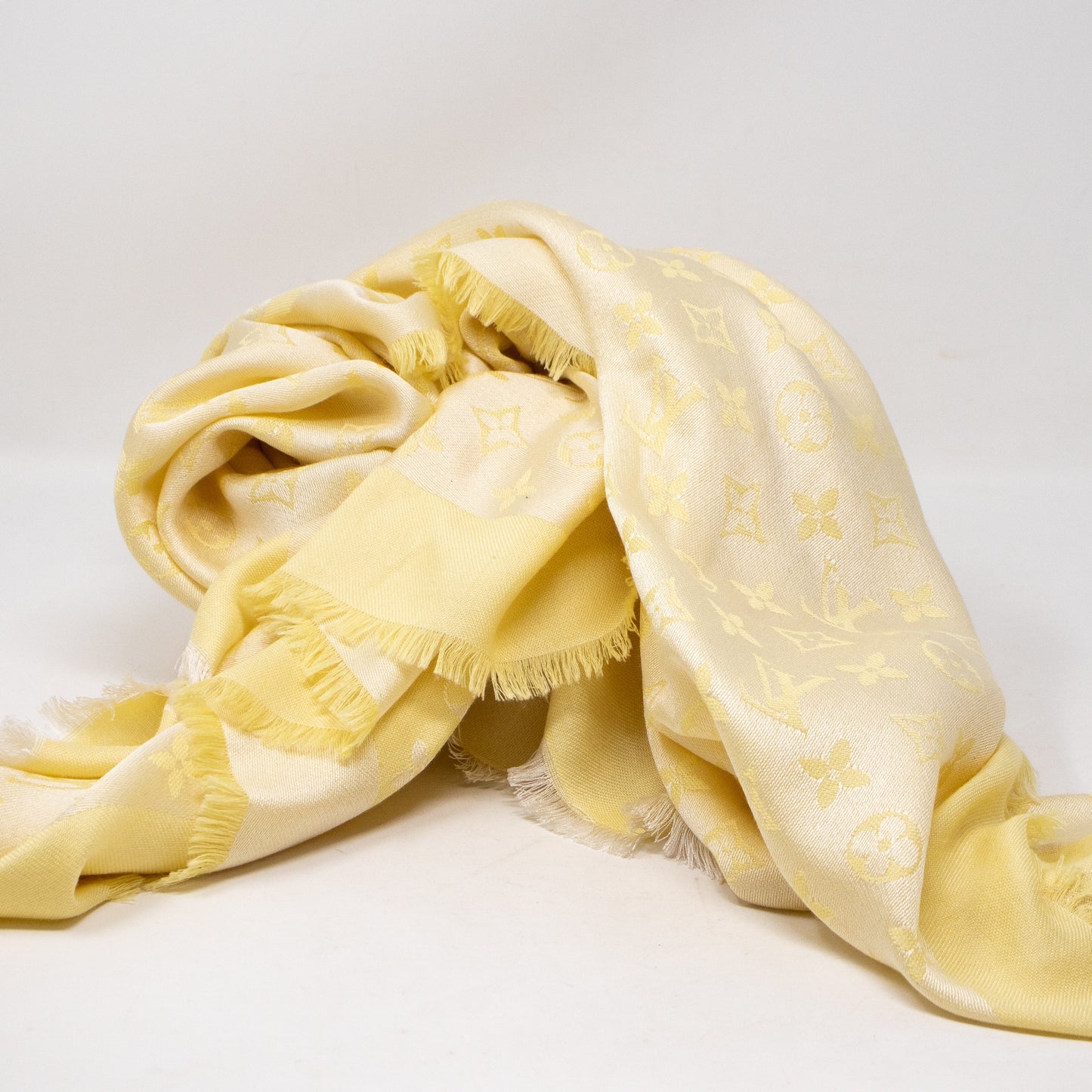 Louis-vuitton Monogram Shawl Yellow
