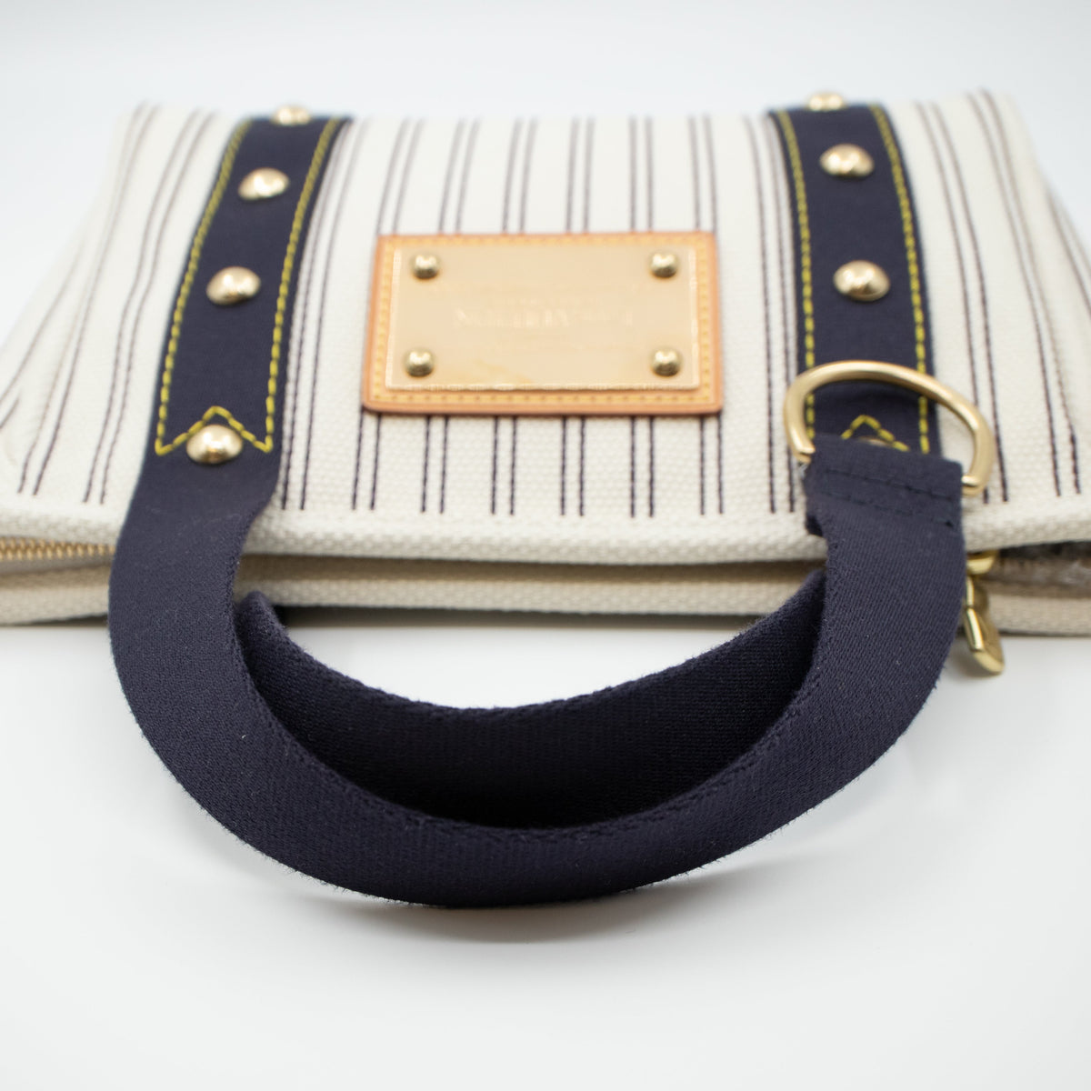 Louis-vuitton Antigua Cabas PM Navy Striped