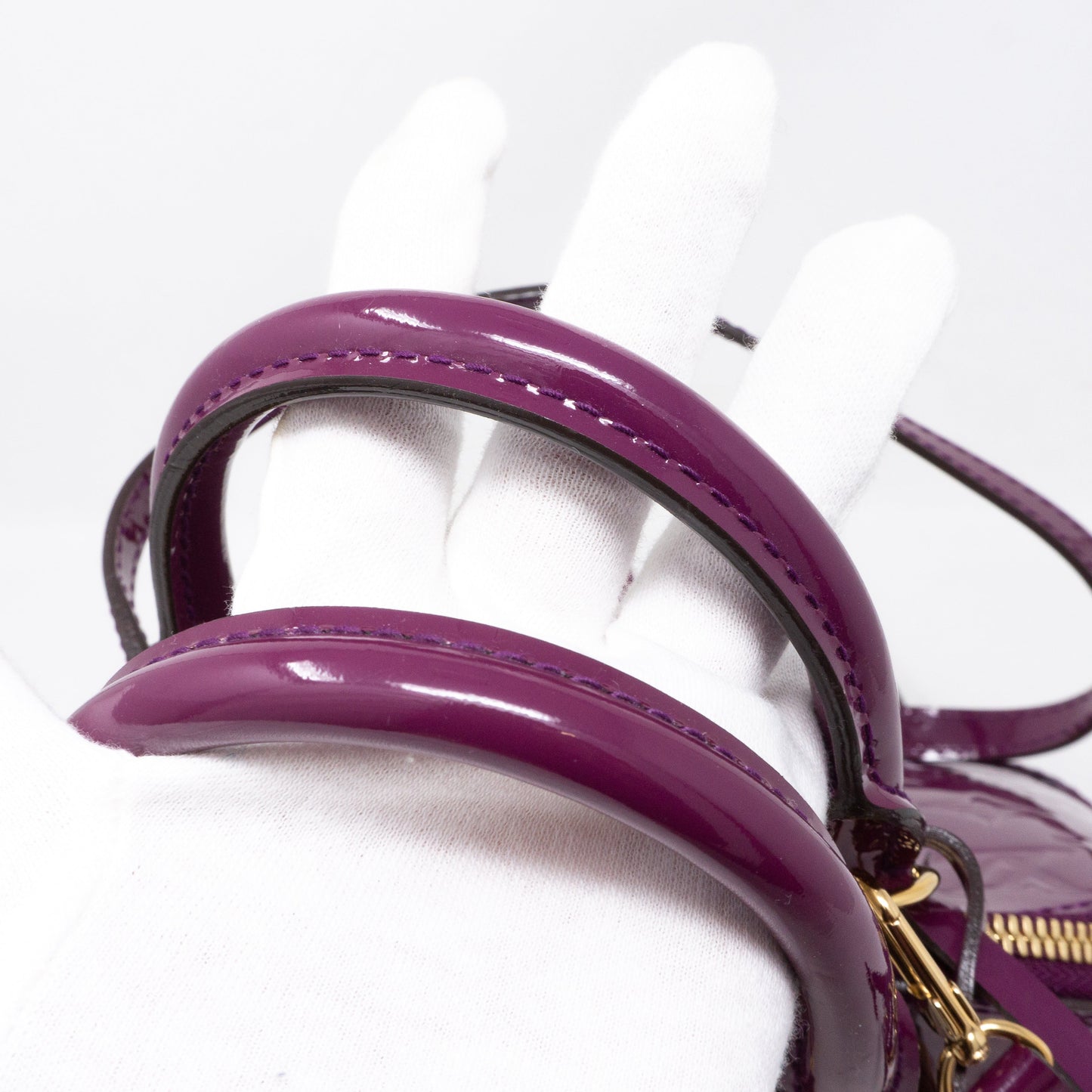 Louis-vuitton Alma BB Amethyste Vernis