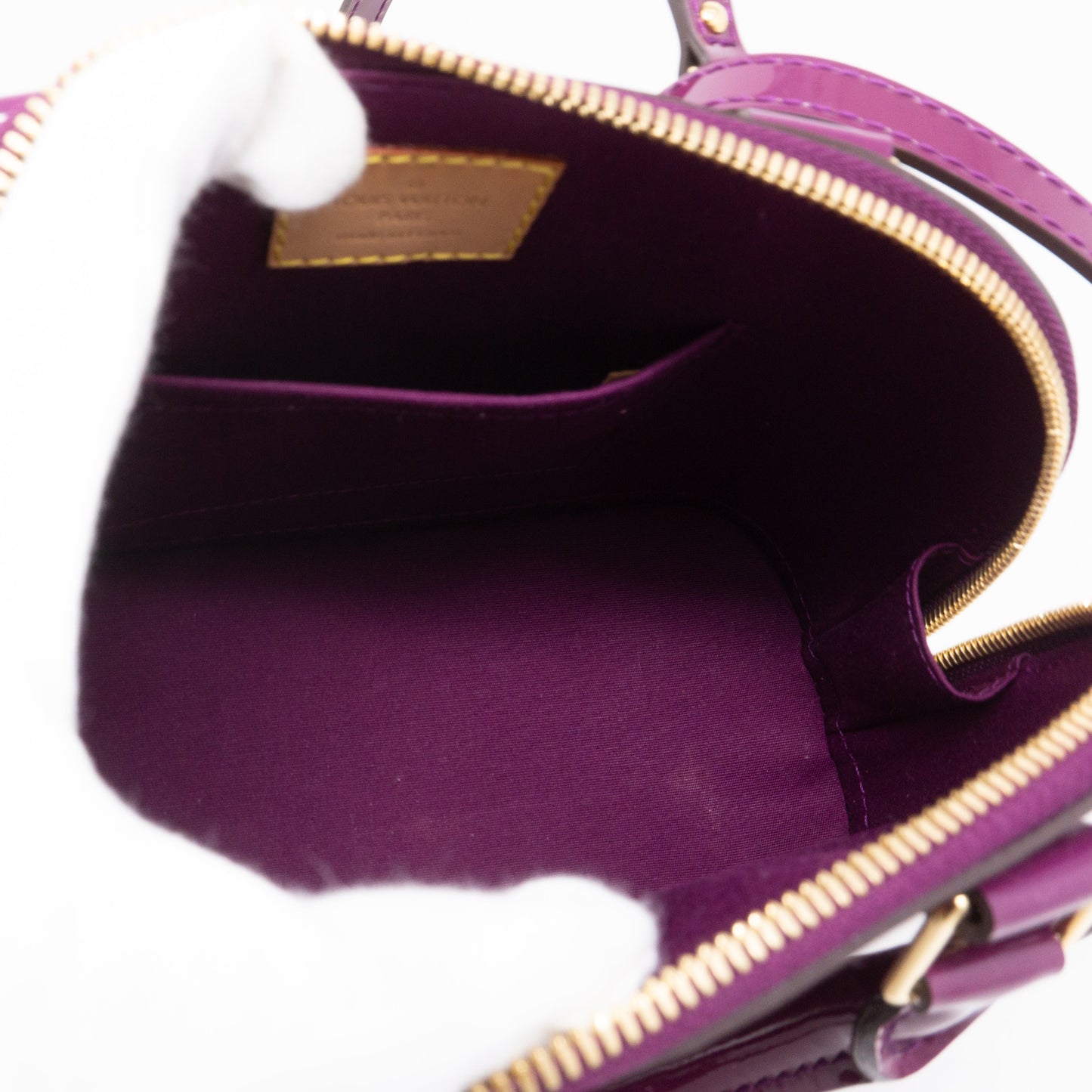 Louis-vuitton Alma BB Amethyste Vernis