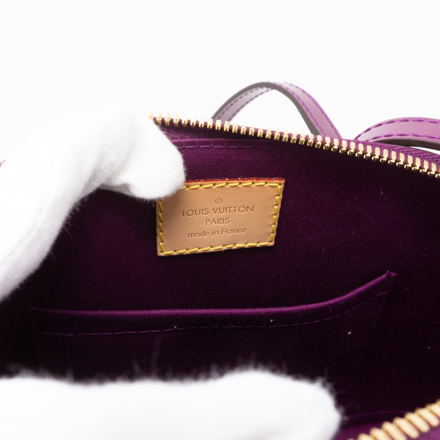 Louis-vuitton Alma BB Amethyste Vernis