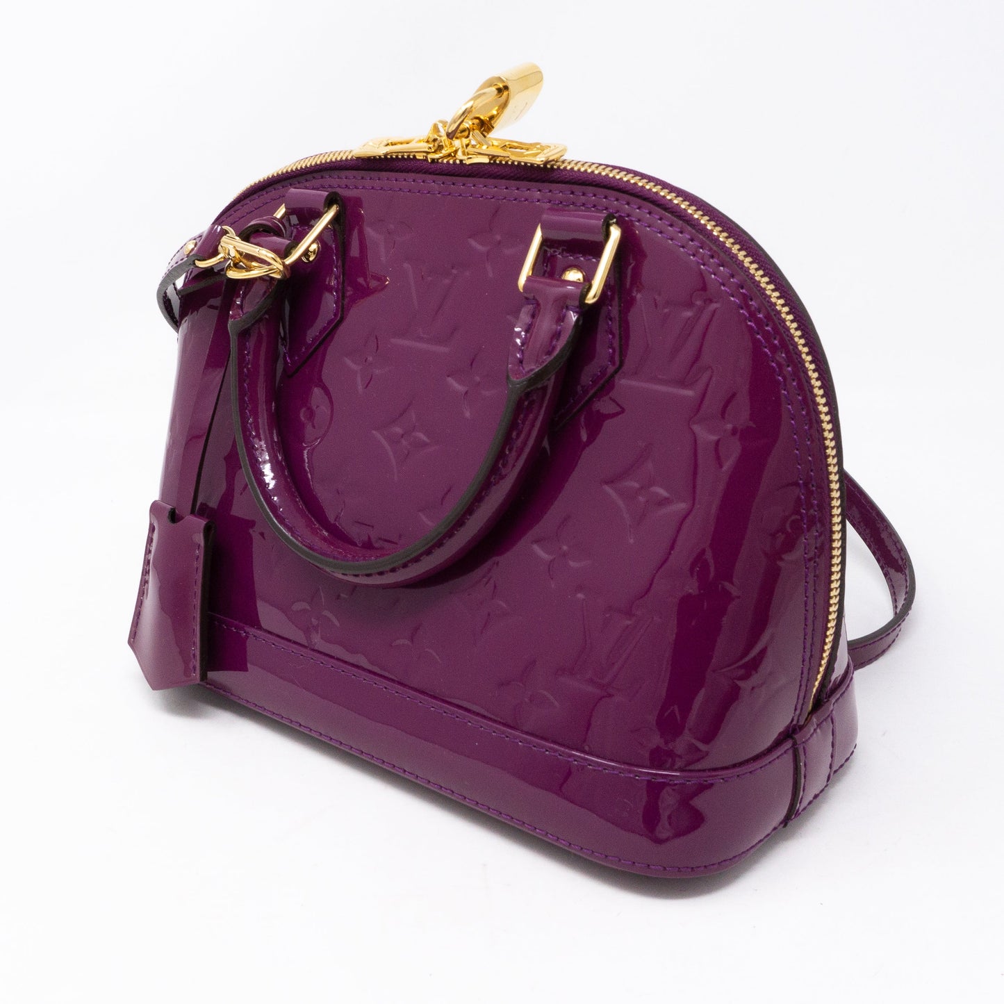 Louis-vuitton Alma BB Amethyste Vernis