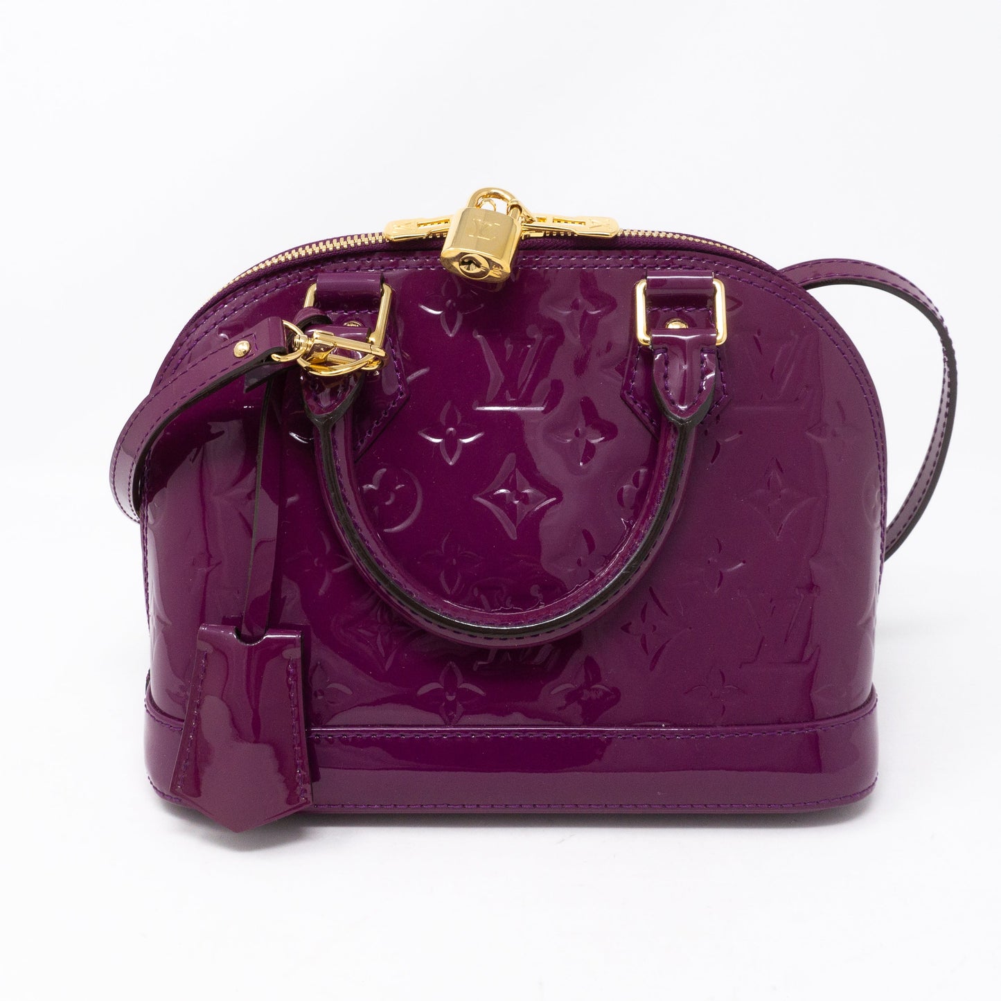 Louis-vuitton Alma BB Amethyste Vernis