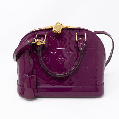 Louis-vuitton Alma BB Amethyste Vernis