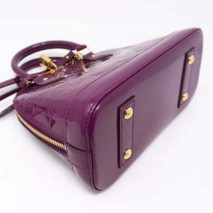 Louis-vuitton Alma BB Amethyste Vernis