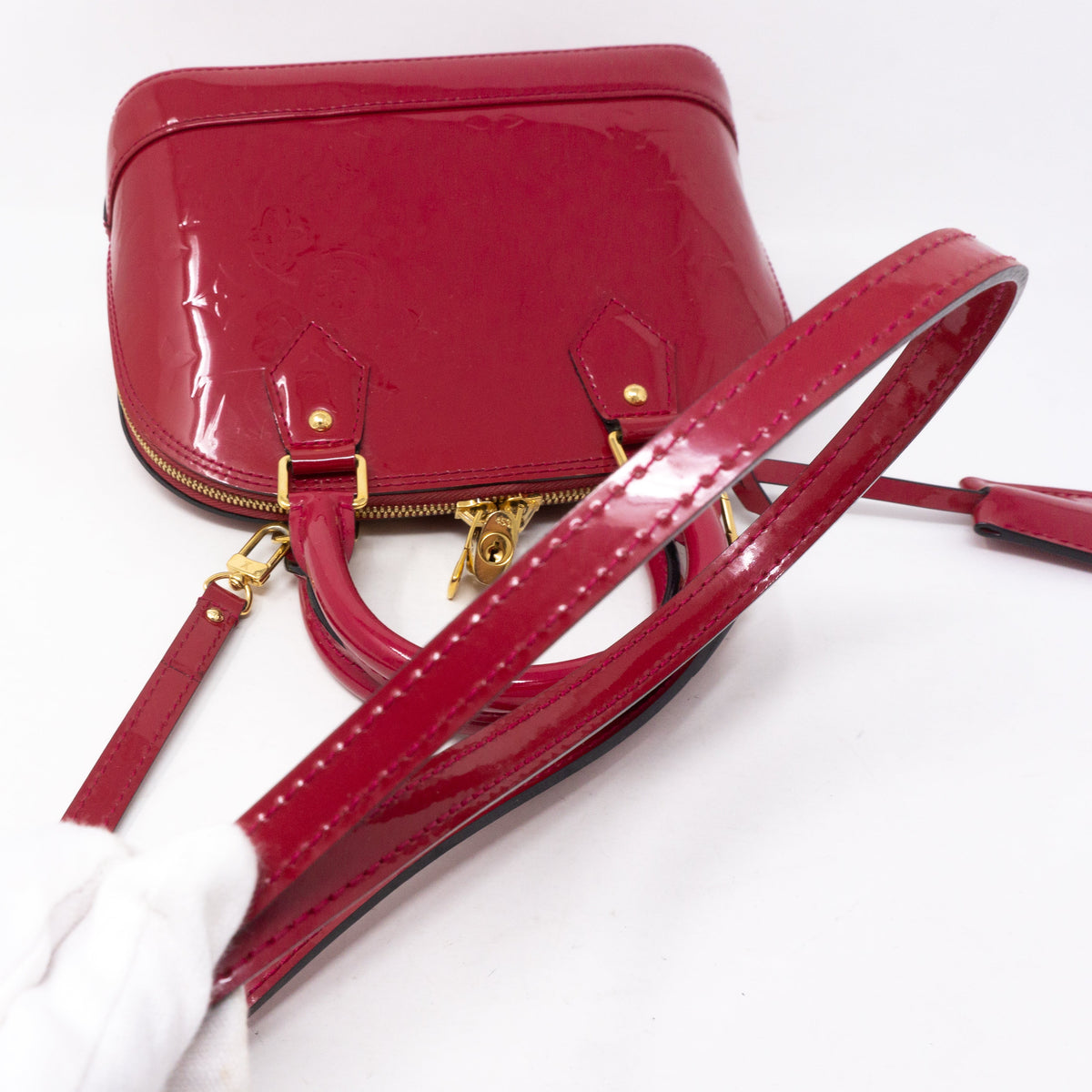 Louis-vuitton Alma BB Indian Rose Vernis