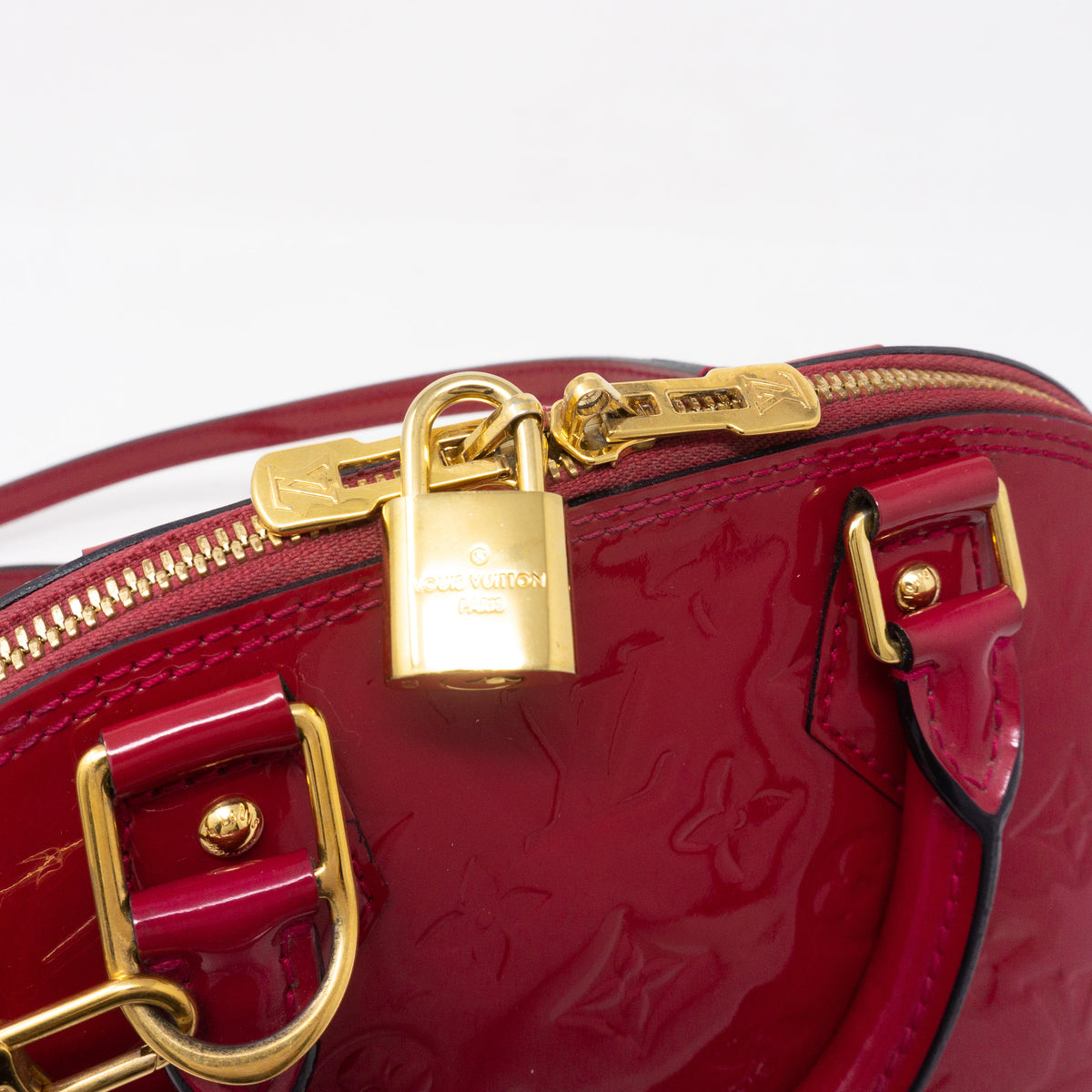 Louis-vuitton Alma BB Indian Rose Vernis