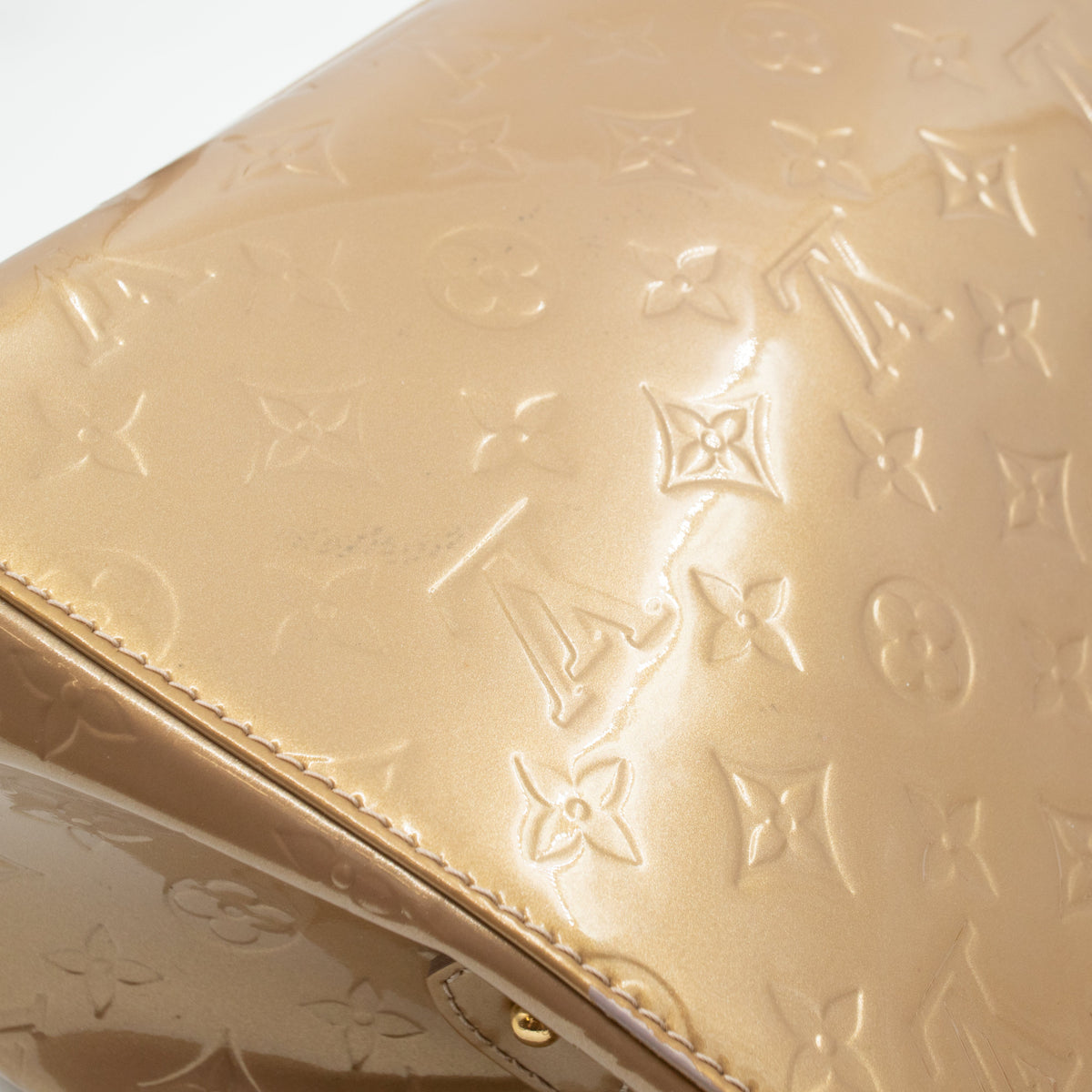 Louis-vuitton Brea MM Vernis Gold