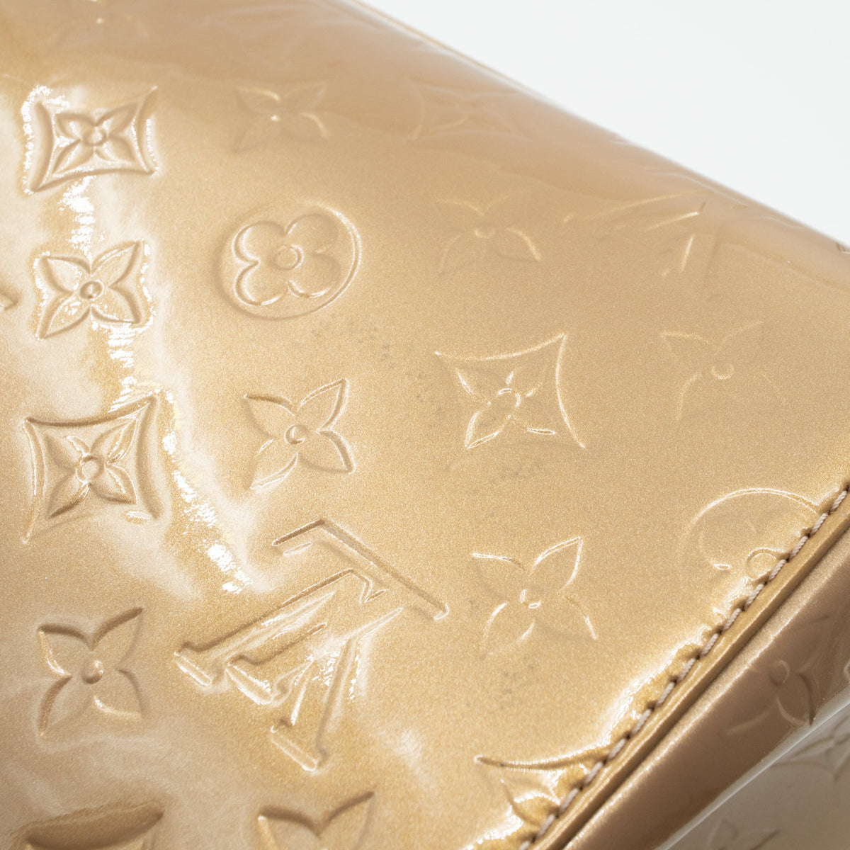 Louis-vuitton Brea MM Vernis Gold