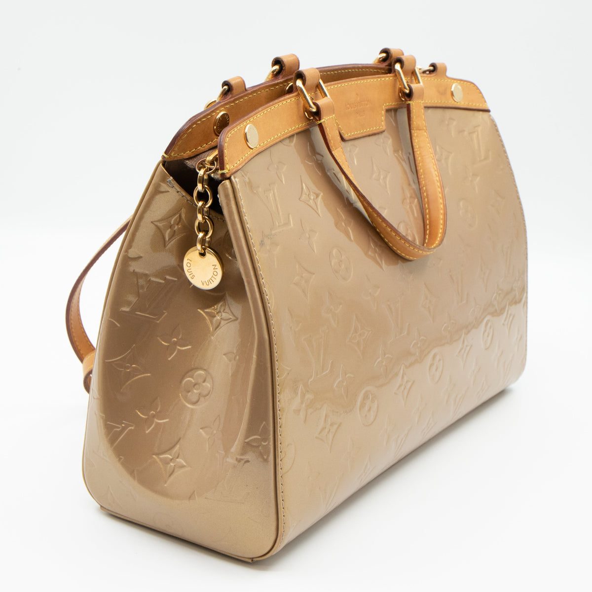 Louis-vuitton Brea MM Vernis Gold